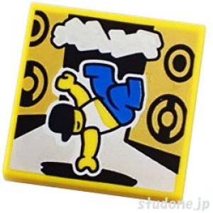 画像1: 2x2タイル（アルバムカバー・ブレイクダンサー/スピーカー） (1)