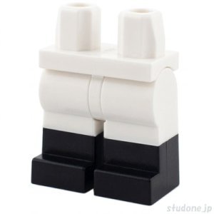 画像1: レッグ（ホワイト・ブラック ローワー） (1)