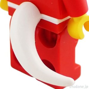 画像1: ダイナソー テールコスチューム（ホワイト） (1)