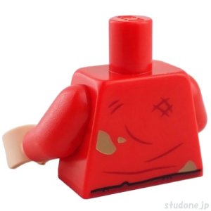 画像2: トルソー（セーター レッド・汚れ/パッチ） (2)