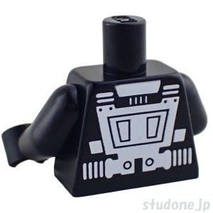 画像2: トルソー（スペース スーツ ブラック・ ホワイトハーネス） (2)