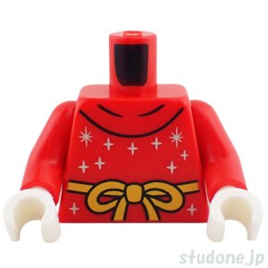画像1: トルソー（レッド ローブ・リボン/スパークルズ） (1)