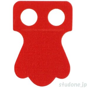 画像1: パロット 3テール クロス （レッド） (1)