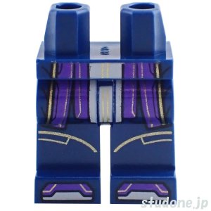 画像1: レッグ（ダークブルー・ローブエンド ダークパープル） (1)