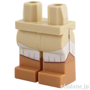 画像1: レッグ（タン・フリル/ブーツ ミディアムヌガー） (1)