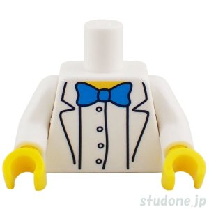 画像1: トルソー（タキシード ホワイト・ボウタイ） (1)