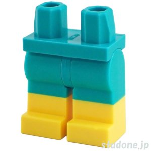 画像1: レッグ（ダークターコイズ/ハーフ水着） (1)