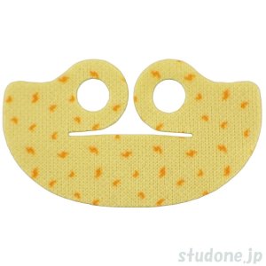 画像1: ケープ/クロス・カラー/オレンジ スワール（ブライトライトイエロー） (1)