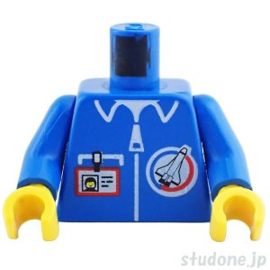 画像1: トルソー（ジャケット ブルー・ジッパー/ID/スペースシャトル） (1)