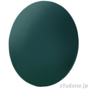 画像1: ラウンデッドシールド（ダークグリーン） (1)