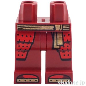 画像1: レッグ（ダークレッド・サッシュ/レッド コートテール） (1)