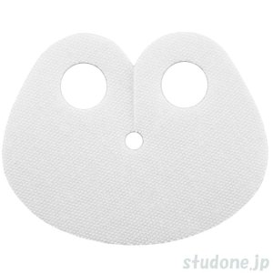 画像1: ケープ/クロス・オーバル　カラー/フルサークルネックカット（ホワイト） (1)