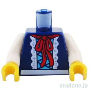 画像1: トルソー（ジャケット ダークブルー・レース トリム/リボン） (1)