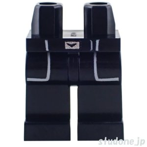 画像1: レッグ（ブラック・ベルト/コート テール） (1)