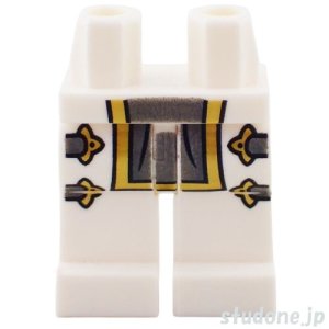 画像1: レッグ（ホワイト・ロインクロス/4ゴールド クラップ） (1)