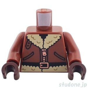 画像1: トルソー（アビエイター ボンバー ジャケット レディッシュブラウン・ファー/バックル） (1)