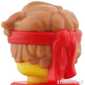 画像2: ヘア396（ミディアムヌガー/鉢巻・レッド） (2)