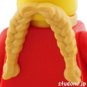 画像1: 髭・三つ編み（オーカーイエロー） (1)