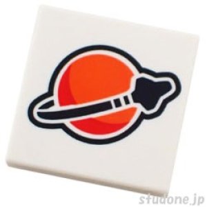 画像1: 2x2タイル（クラシック スペース ロゴ） (1)