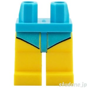 画像1: レッグ（ミディアムアジュール・水着） (1)