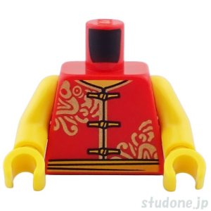 画像1: トルソー（ベスト レッド・ドラゴン エッチング/サッシュ） (1)