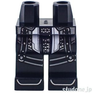 画像1: レッグ（ブラック・アーマー スカート/ストラップ） (1)