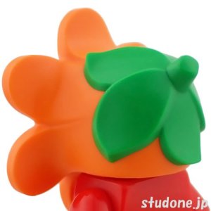 画像2: フラワーヘッドギア（オレンジ） (2)