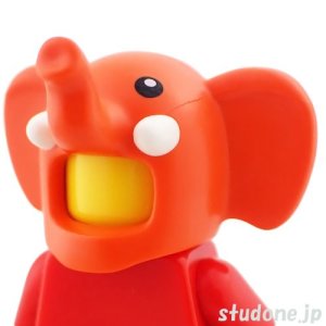 画像1: エレファントヘッドギア（レディッシュブラウンオレンジ） (1)