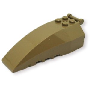 画像1: フロントガラス・ハンドル8x4x2（ダークタン） (1)