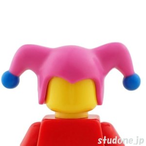 画像1: ジェスターキャップ（ダークピンク） (1)