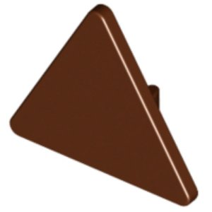 画像1: 三角標識2x2（レディッシュブラウン） (1)
