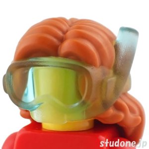 画像1: ヘア（ダークオレンジ・シュノーケル トランスライトブルー） (1)