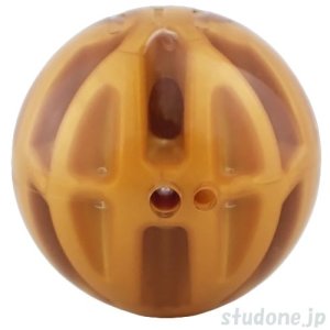 画像1: ハードプラスチック ボール/19mm（パールゴールド/トランスクリアー） (1)