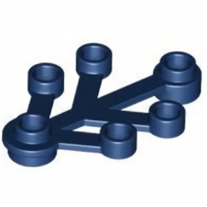 画像1: 葉4x3（ダークブルー） (1)