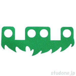 画像1: スカートクロス・9ジャギド（グリーン） (1)