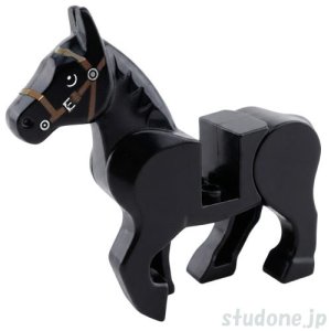 画像1: ホース・可動（ブラック） (1)