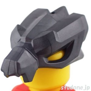 画像1: ドラゴン ハーフ ヘッドギア（パールダークグレー） (1)