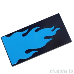 画像1: 2x4タイル（フレイム・ダークアジュール） (1)