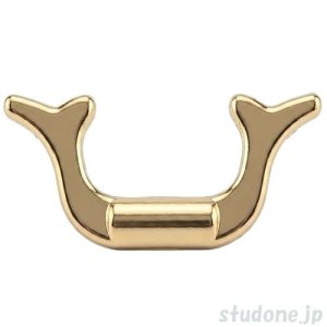 画像1: 日本兜/鍬形（クロームゴールド） (1)