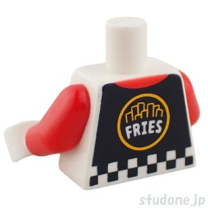 画像2: トルソー（ベスト ブラック・チェッカー ヘム・FRIES） (2)