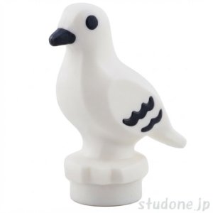 画像1: ハト（ホワイト） (1)