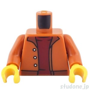画像1: トルソー（ジャケット ダークオレンジ・シャツ ダークレッド） (1)