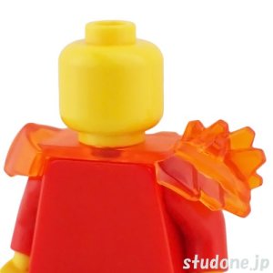 画像1: ショルダーアーマー・クリスタル（トランスオレンジ） (1)