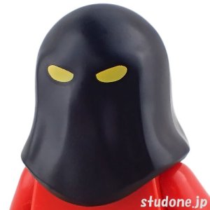 画像1: フードマスク（ブラック・イエロー アイ） (1)