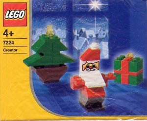 LEGO Santa, Tree, and Present