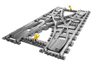 LEGO Train Rail Crossing for RC Trains