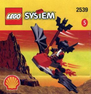 LEGO SHELL Promotional  Fright Knights Batwing Flyer