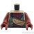 LEGO レゴ アクセサリー トルソー（シャツ ダークタン・チェック柄/ショルダーバック/スカーフ） パーツ 部品 正面画像