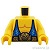 LEGO レゴ アクセサリー トルソー（タンクトップ ライトニング・レスリング ベルト） パーツ 部品 正面画像