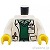 LEGO レゴ アクセサリー トルソー（ラボコート ホワイト・ベスト/ペン） パーツ 部品 後ろ画像